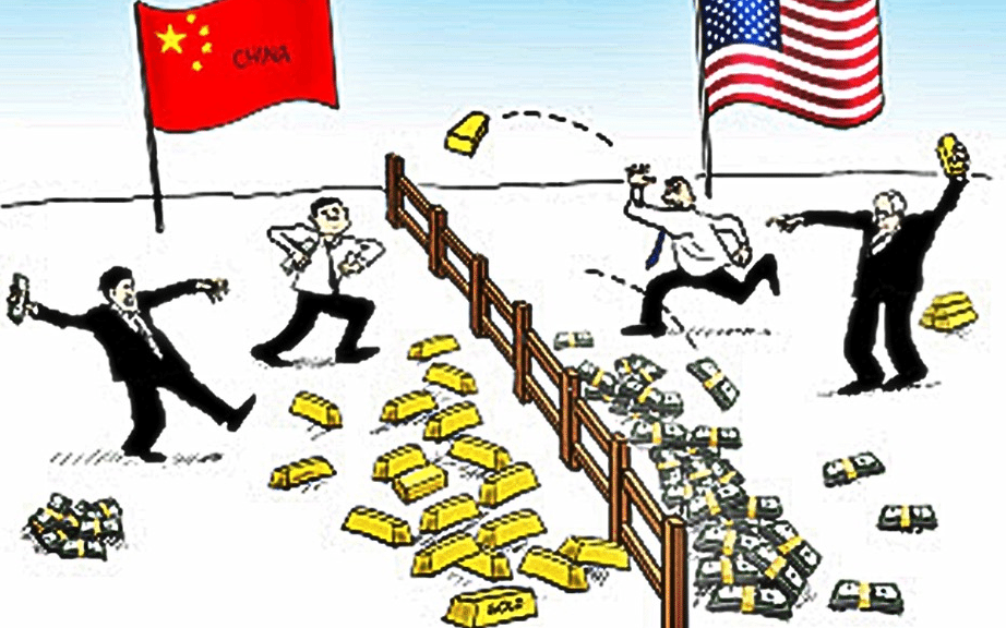 ВВП Китая против ВВП США