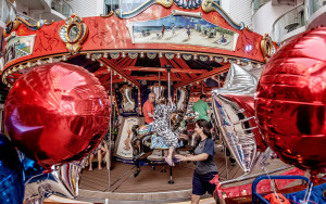 Royal Caribbean, Harmony of the Seas, the national event on the 4th of july on the boardwalk