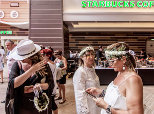 Royal Caribbean, Harmony of the Seas, starbucks cafe at the boardwalk