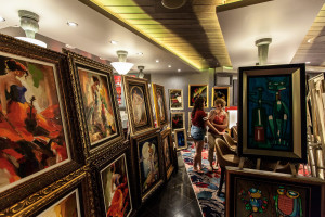 Royal Caribbean, Harmony of the Seas, arts on the boat. an afternoon art auction
